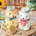 Bear Shape Plastic Water Beverage Bottle Juice Bottle