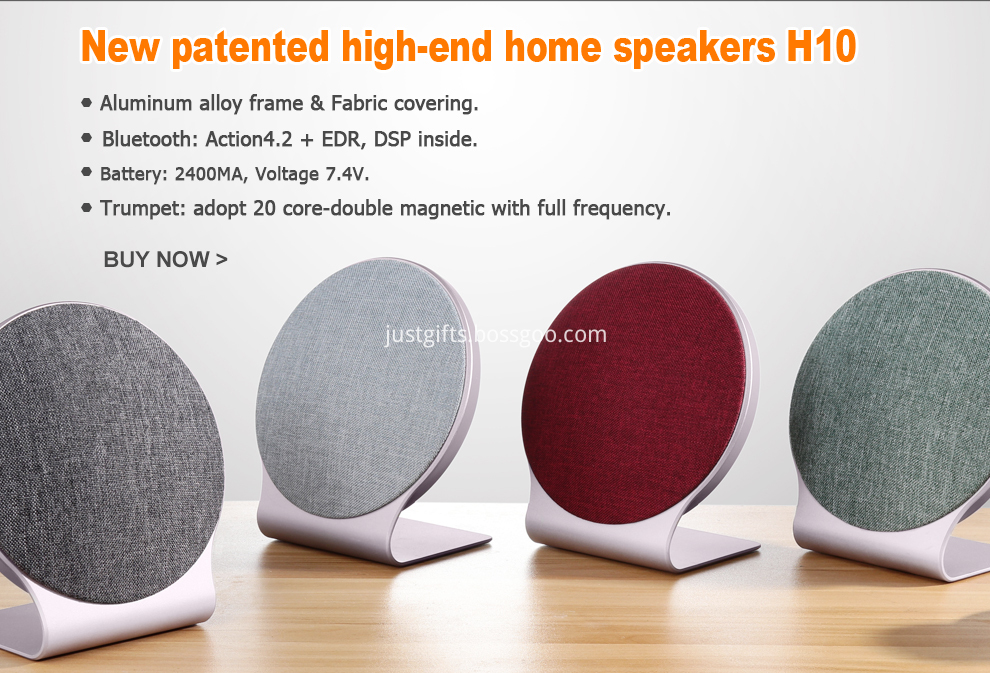 Imprinted Fabric Bluetooth Speaker