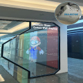 Affichage de mur rideau en verre photonique 3D