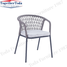 Wicker chairs for outdoor garden Hotel reception chairs