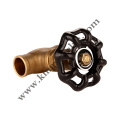 Black manuel brass stop valve KS-5120