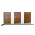 Painéis de aço corten de bambu de ferrugem