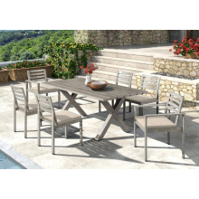 Aluminum Outdoor Tables And Chairs Dining Set