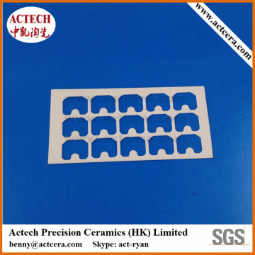 Precision Laser Cutting Al2O3 Alumina Ceramics Substrate