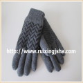 Herren gestrickte Handschuhe mit Fleecefutter