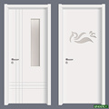 Luxus weiße hölzerne Tür zusammengesetzte Holztür