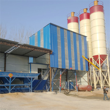 Стационарный бетонный завод HZS50