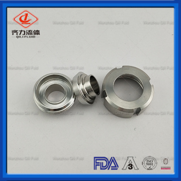 Food grade stainless steel DIN Union with seals