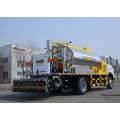 Asphalt distributor truck for road construction