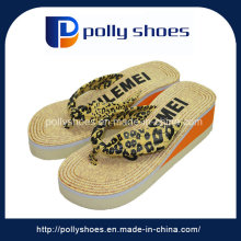 Custom High Quality Rubber Wedge Flipflop for Lady