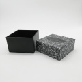 European Pattern Lid And Black Bottom Paper Box