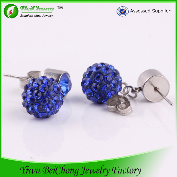 New Blue Sapphire Earring