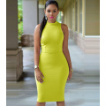 OEM 7 Couleurs Plus Size Women Sexy Slimming Dress