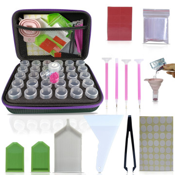 30 Bottles Of Diamond Painting Tools Storage Box