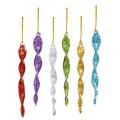 Glass Icicle Hanging Christmas Tree Ornament Christmas Decorations