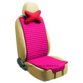 Linen and Velvet Car Seat Cover Double Sides Use-Red