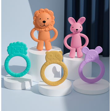 Пользовательские силиконовые игрушки для прорезывания зубов животных