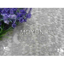 100% POLY CHEMICAL EMBROIDERY +3MM SEQUIN 50 52"