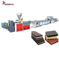 Wood Plastic Compound Profiles Extrusion Line WPC frame and door production plant