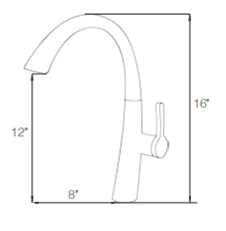 Single Handle Pull Down Faucet