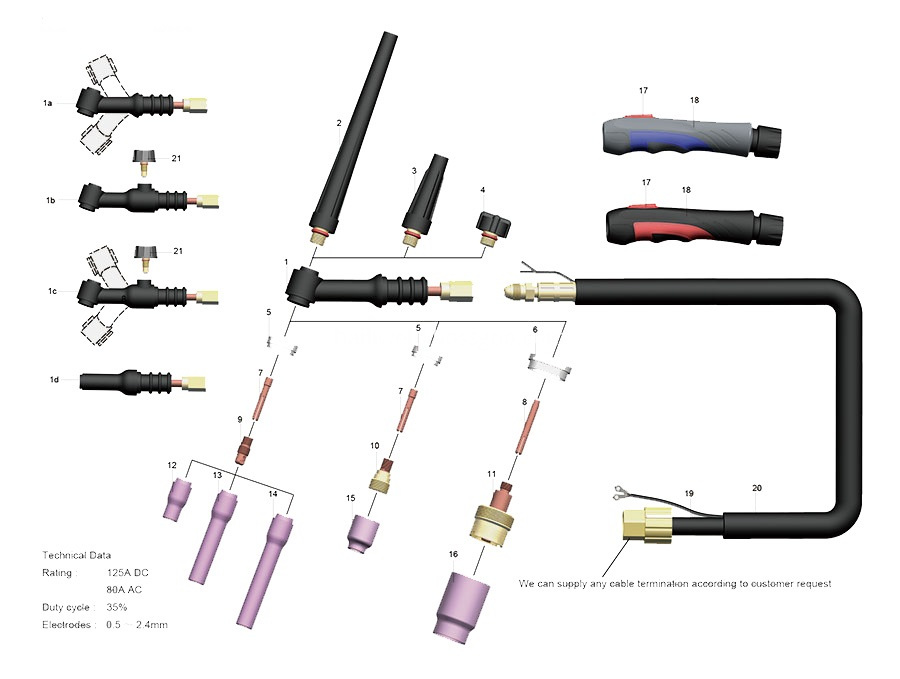 Wp 9 Tig Welding Torch