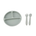 Assiette à dîner en porcelaine de silicone de qualité alimentaire