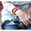 Pulseras de silicona de grado alimenticio colorido personalizadas