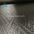 High quality jacquard woven carbon fiber fabric roll