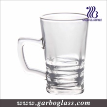 100ml caneca de vidro transparente com alça