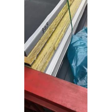 Construction Material Glass wool Sandwich Panel for Room Steel Structure Wall and Roofing