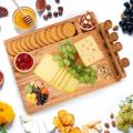 Bamboo Cheese Board Meat Charcuterie Platter Serving Tray