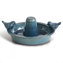 handing Glazed Ceramic Garden Bird Bath