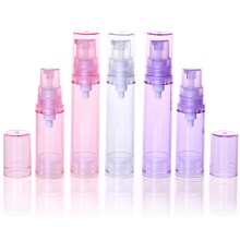 Empty Refillable Clear Plastic Airless Vacuum Pump Bottle