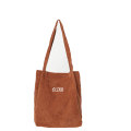 Simple Designer Women Corduroy Beach Tote Bag