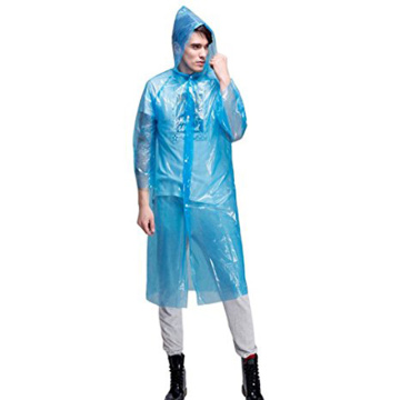 Impermeable desechable con botones para viajar