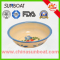 Traditional Chinese Flowered Enamel Wash Basin