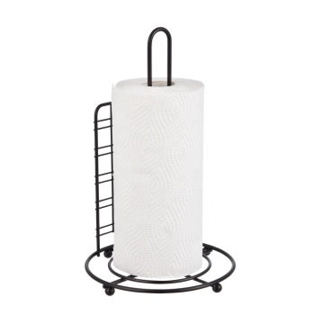Kitchen Countertop Towel Tissue Paper Roll Holder Stand
