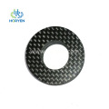 Wear resistant black 3k carbon fiber cnc parts