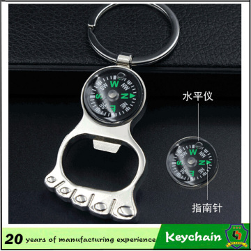 Foot Compass Opener Keychain