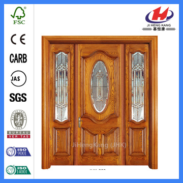 *JHK-003 CS  Wood Door Frame Wood Carving Designs For Doors Mahogany Interior Doors