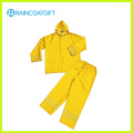 Vêtements de pluie de protection réfléchissante en PVC PVC PVC (RPP-049)