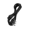 South Africa C5 Mains Plug Black Power Cable