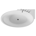 Independent Acrylic Bathtub With Tub Faucet