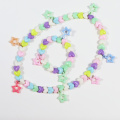 Multicolor Stars necklace set craft