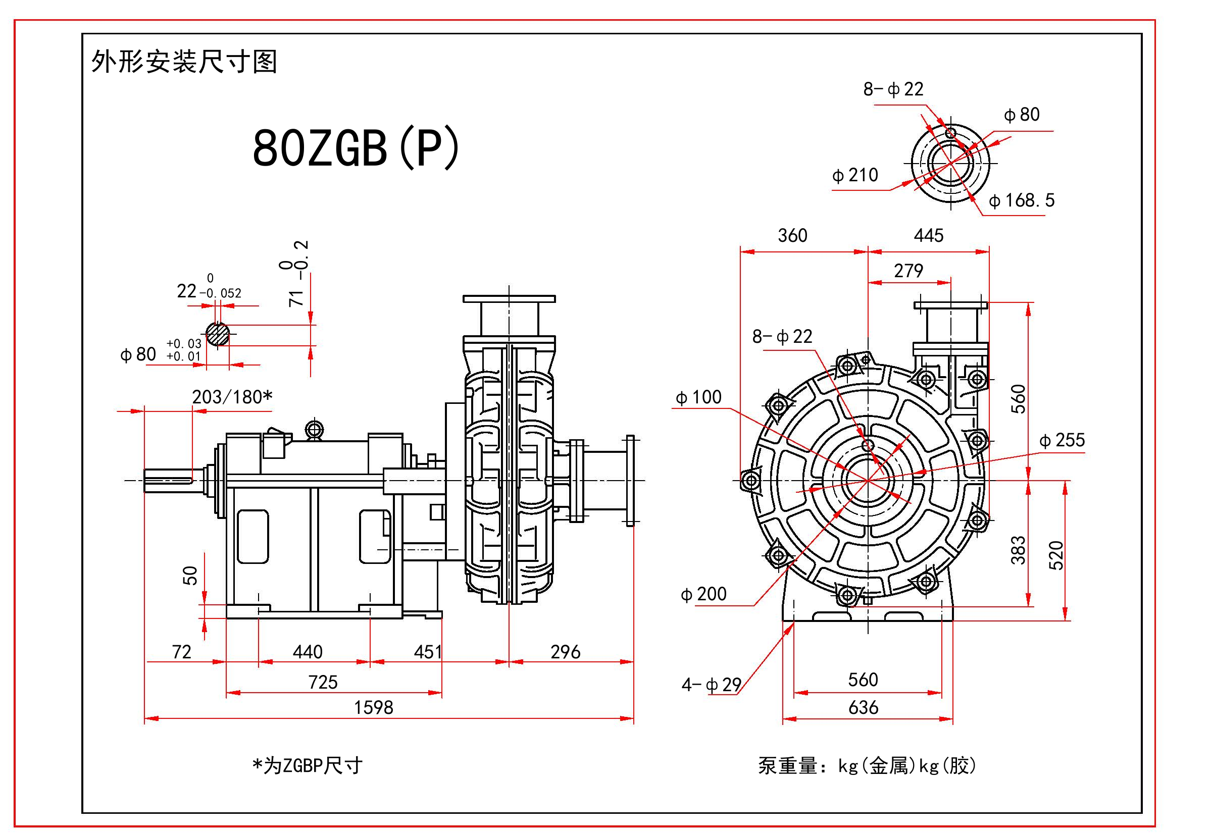 High Head Slurry Pump