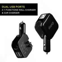 Automatic Battery Charger Mobilephone Dual Usb Car Charger