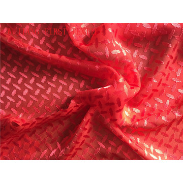 Silk Viscose Burn-out Fabric