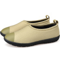 Frauen-beiläufige Schuhe elastisches Material 4 Farben keine Schnürsenkel-bequeme Pansy-Komfort-gehende Schuhe