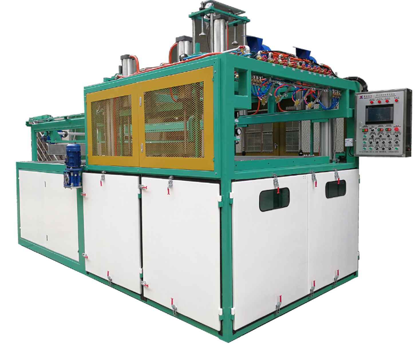 Plastic blister vacuum forming machine for thick material