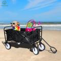 Camping Cart with 360° Swivel Wheels Adjustable Handle